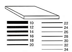 Sheet Metal Steel Gauge Thickness Chart - Iweky