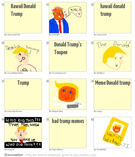 Kawaii Donald Trump - Drawception