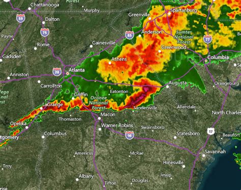 Reports: Damaging storms hit Jacksonville, Alabama, as severe weather ...