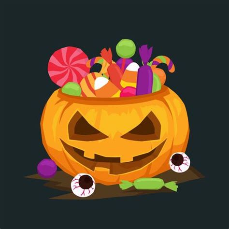 Cartoon Chocolate Wala Cartoon Video ~ Halloween Candy Vector ...