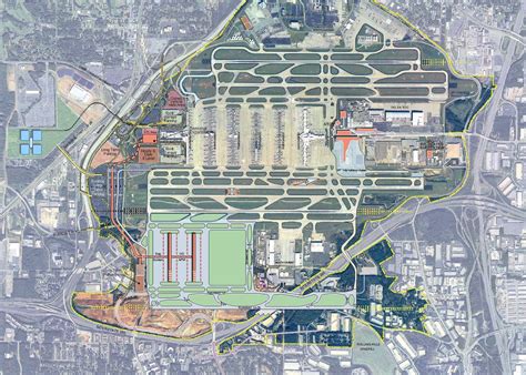 Atlanta Hartsfield Jackson Proposed South Terminal (vs, airport, train ...