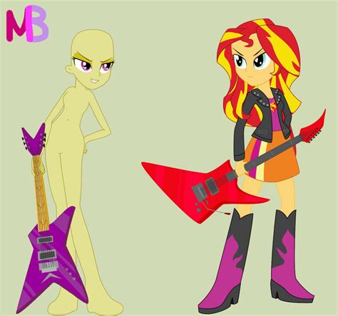 [OC VS Sunset Shimmer] MLP EG Base by MiryBases on DeviantArt