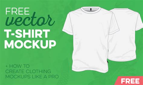 Free Vector T-Shirt Mockup - AI, EPS - PrePress Toolkit