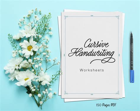 CURSIVE HANDWRITING WORKSHEETS - Etsy