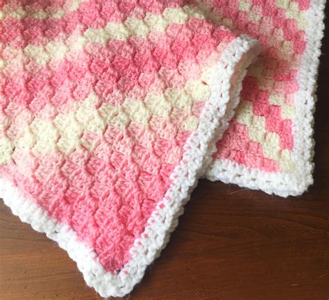 49 Easy Cute Crochet Baby Girl Blanket Patterns A More Crafty Life ...