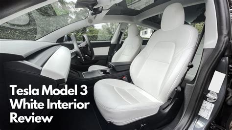 Tesla Model 3 White Interior Review | Cabinets Matttroy