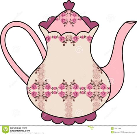 Pink Teapot Clipart | Free download on ClipArtMag