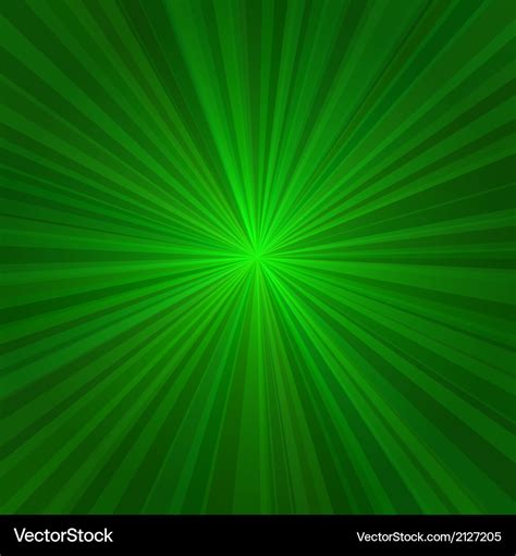 Light green rays abstract background Royalty Free Vector