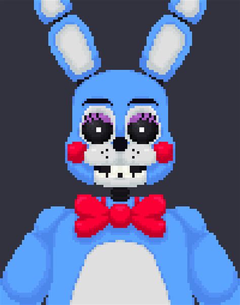 Toy Bonnie pixel art! : r/fivenightsatfreddys