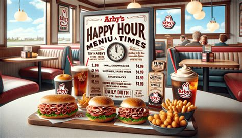 Arby’s Happy Hour Menu and Times 2024