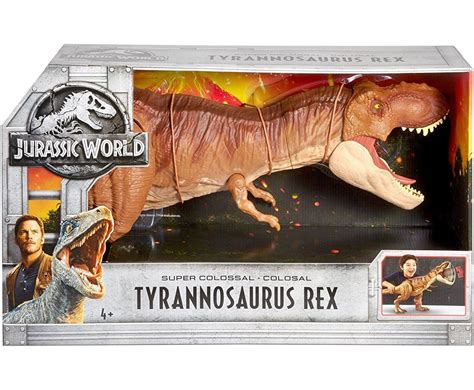 Jurassic World Fallen Kingdom Tyrannosaurus Rex Super Colossal Action ...