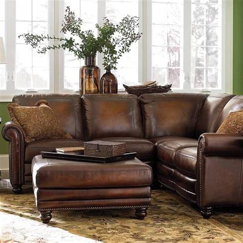 15 The Best Small Scale Leather Sectional Sofas