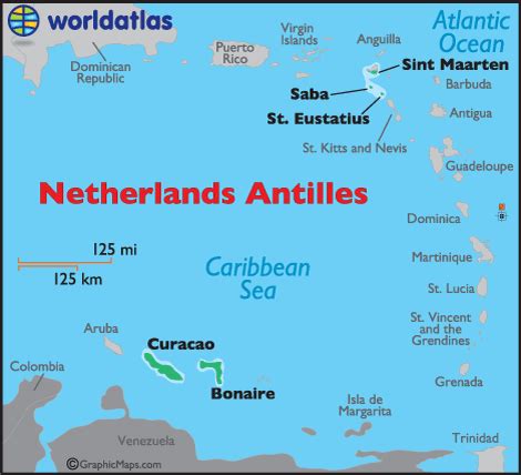 Netherlands Antilles Map