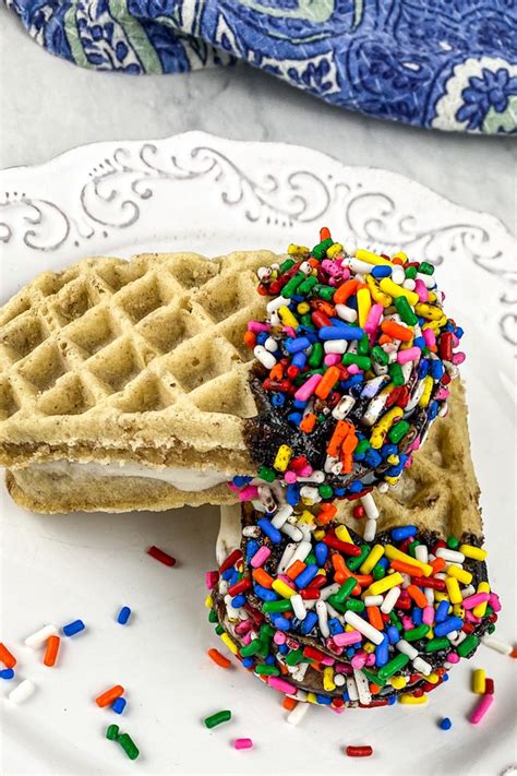 Waffle Ice Cream Sandwich Recipe - Flavor Portal