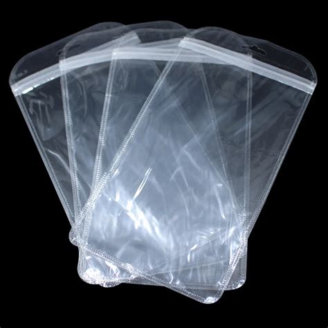 11*20cm Self Seal Ziplock Bag Clear Plastic Packaging Bag Reclosable ...