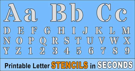 Stencils & Templates Multi-Purpose Craft Supplies Crafts Cursive Letter ...