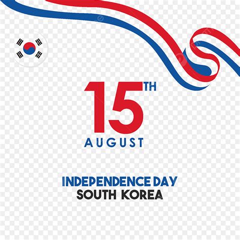 15-Aug Vector Art PNG, 15 Th August Independence Day South Korea, Flag ...