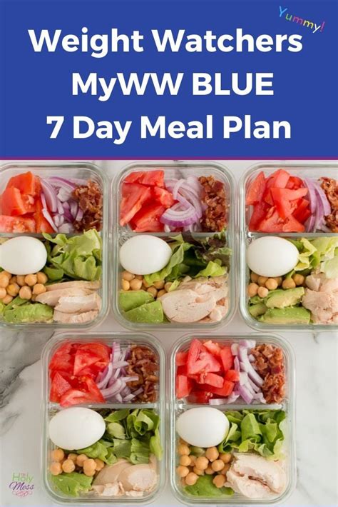 Weight Watchers Basic 7 Day Meal Plan Printable - The Holy Mess