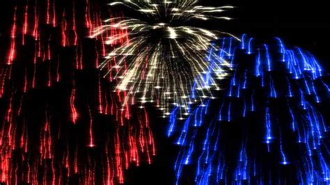 Red, White, and Blue Fireworks After Effects - YouTube