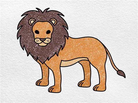 Lion Drawing Pictures For Kids