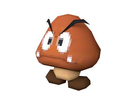 File:SM64DSGoombaModel.png - Super Mario Wiki, the Mario encyclopedia