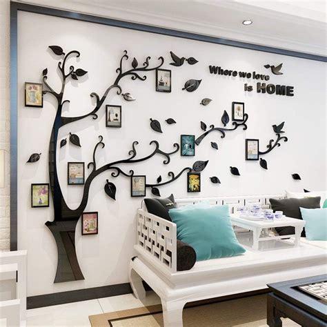 Amazon.com: Unitendo 3D Wall Stickers Photo Frames FamilyTree Wall ...