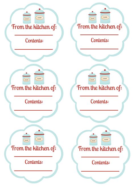 Free Printable – Food Labels and Canning Labels | Labels printables ...