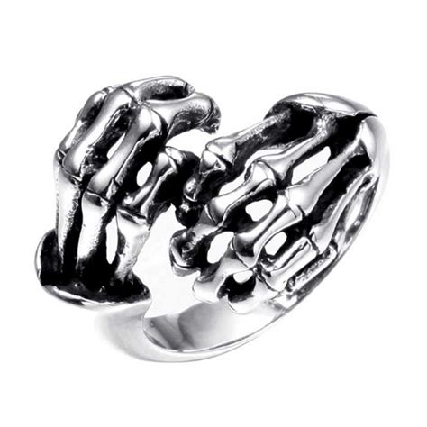 Coiled Skeleton Hand Ring - Dongguan ViVi Jewelry Manufacturer Co.,Ltd