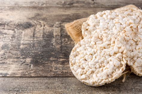 Puffed rice cakes | High-Quality Food Images ~ Creative Market