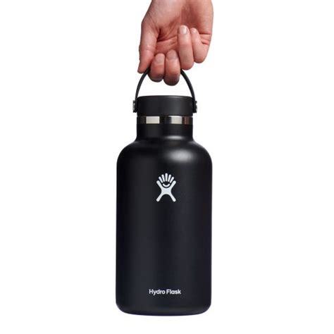 Hydro Flask 64 Oz Wide Flex Bottle With Flex Cap – Black – SFi Africa