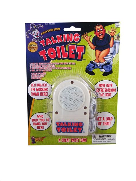 TALKING TOILET.... Drive your friends and guest crazy with the Talking ...