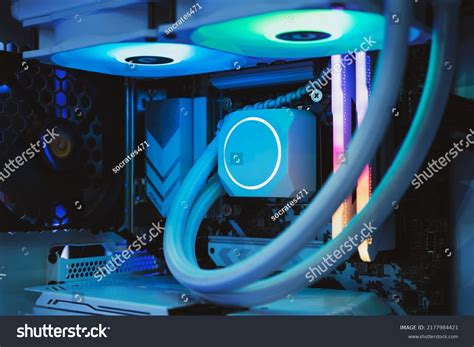 Computer Water Cooling System Fan Rgb Stock Photo 2177984421 | Shutterstock