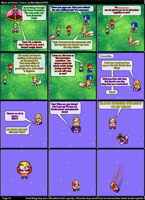 Mario and Sonic Comics Page 10 by MarioMario54321 on DeviantArt