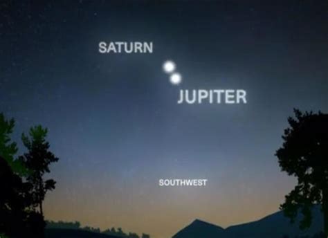 Jupiter and Saturn will overlap in the sky tonight: "Aligned just right ...