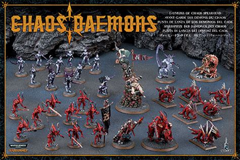 Warhammer Fantasy Battle Tabletop Gaming: Chaos Daemons Spearhead Boxed ...