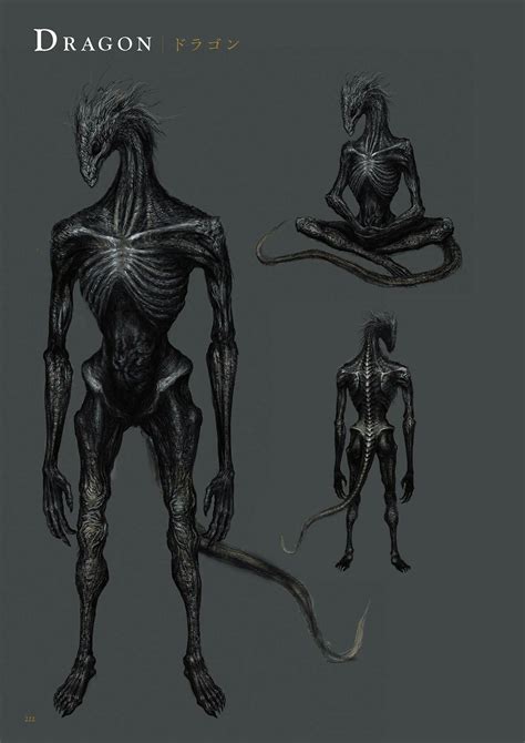 Dark Souls 3 Concept Art - Dragon Concept Art Dark Souls Artwork, Arte ...