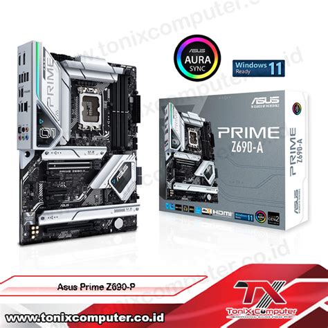 Asus Prime Z690-P (LGA1700, Z690, DDR5, USB3.2, SATA3) – ToniX Computer