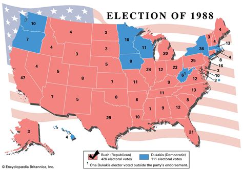 The 1988 Presidential Election: A Map Of Shifting Political Tides ...