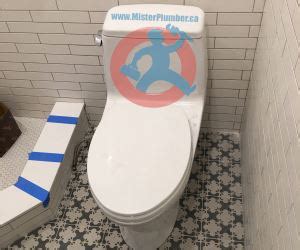 One-piece toilet installation - Mister Plumber