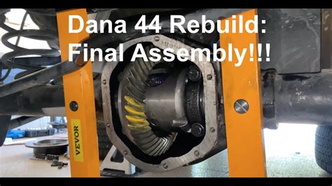 Dana 44 Rebuild: Final Assembly - YouTube