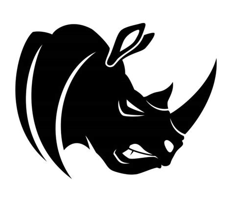 Cartoon Of Rhino Head Illustrations, Royalty-Free Vector Graphics ...