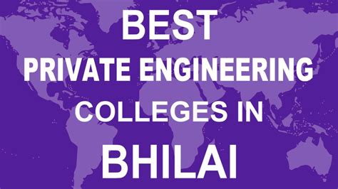 Private Engineering Colleges in Bhilai - YouTube