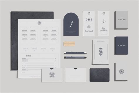 Restaurant Branding Mockup Kit - Design Cuts