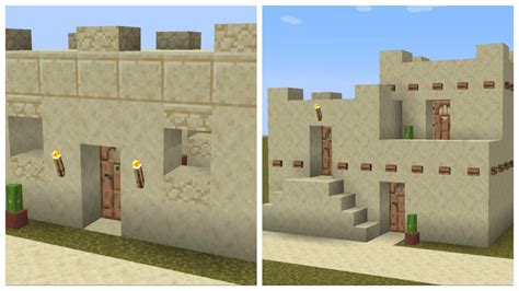 Minecraft Desert Village Blueprints