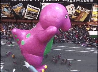 Barney Died a Violent Death at the 1997 Macy's Thanksgiving Day Parade