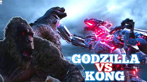 Godzilla VS King Kong VS Mechagodzilla fight in BGMI - YouTube