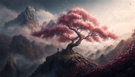 5 Cherry Blossom Tree Wallpaper, Cherry Blossom Tree Digital Wallpaper ...