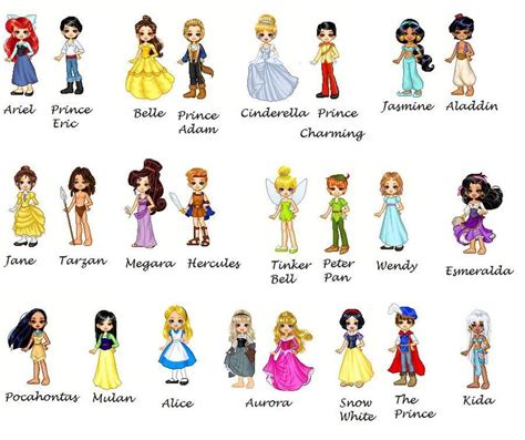 Disney Characters by jesspotter on DeviantArt