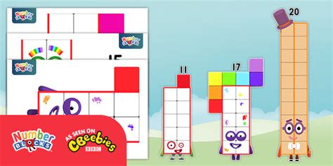 FREE! - 👉 Numberblocks Cut-Outs 11-20 (teacher made)