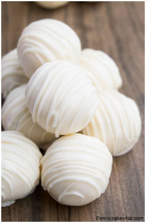 White Chocolate Truffles Recipe - CakeWhiz